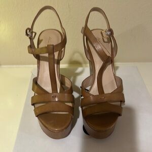 Aldo Women's Tan Strappy Sandals